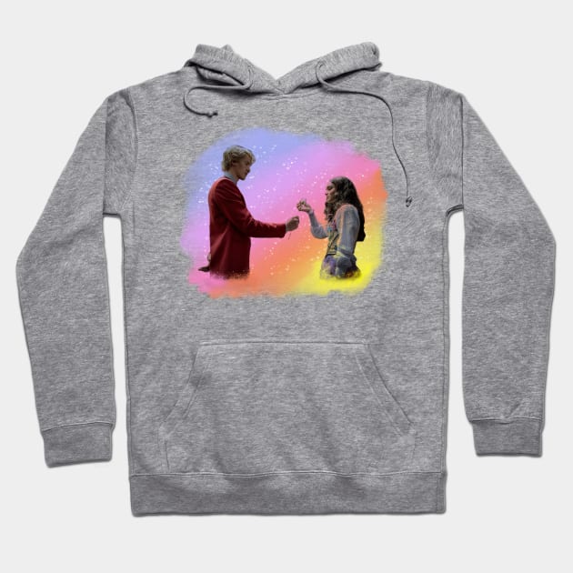 Rainbow Snowbaird Hoodie by professionalfangrrl